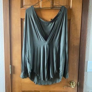 Free People Open Back Top